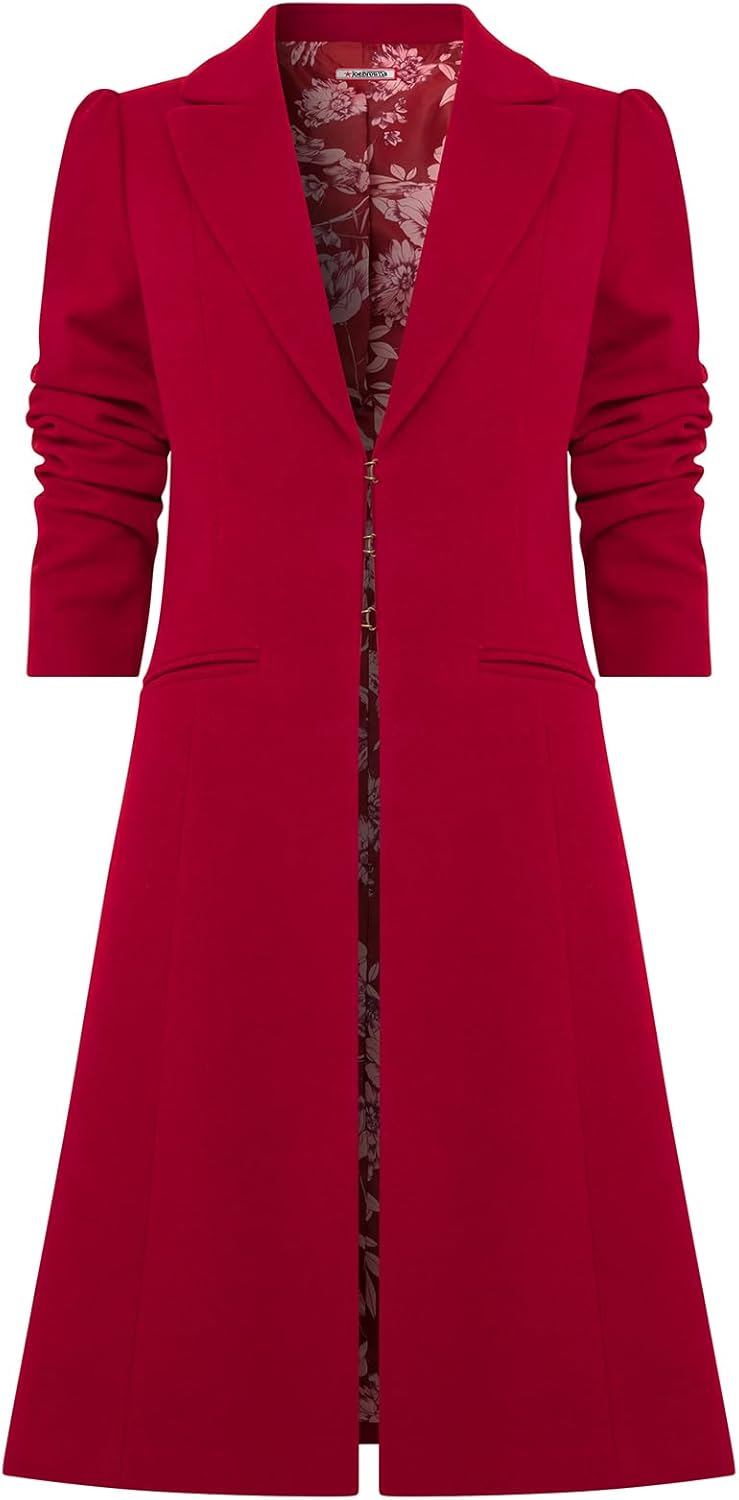 Joe Browns Women's Vintage Peplum Hem Classic Wool Coat - Image 3