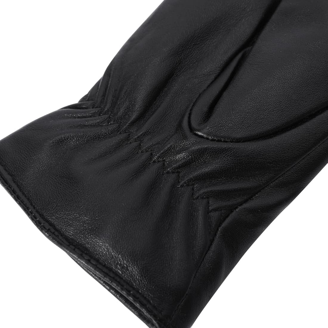 Leather Gloves Women,Winter Warm Cashmere Lining Touchscreen Ladies Glove GL017UK - Image 8