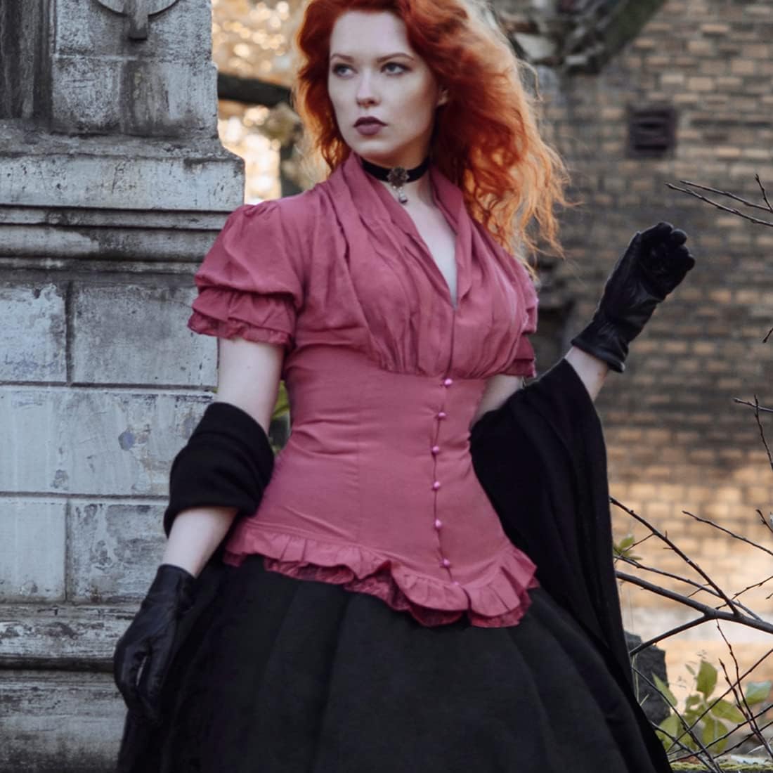 Leather Gloves Women,Winter Warm Cashmere Lining Touchscreen Ladies Glove GL017UK - Image 5