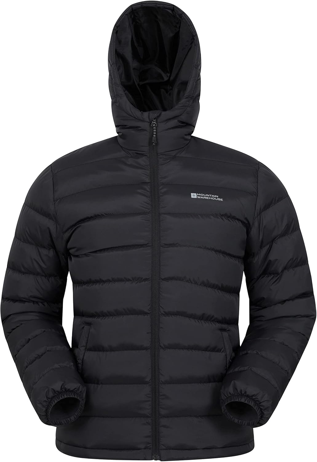 Mountain Warehouse Season Mens Padded Jacket - Water Resistant Jacket, Lightweight, Warm, Lab Tested to -30C, Microfibre Filler - for Travelling, Walking - Image 2