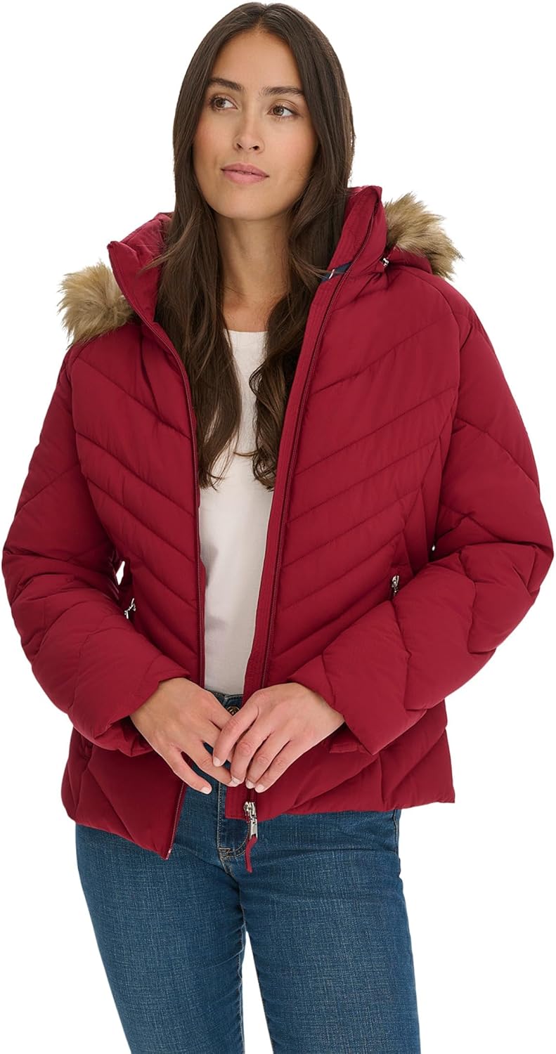 Tommy Hilfiger Women's Heavy Weight Essential Short Puffer Jacket - Image 2