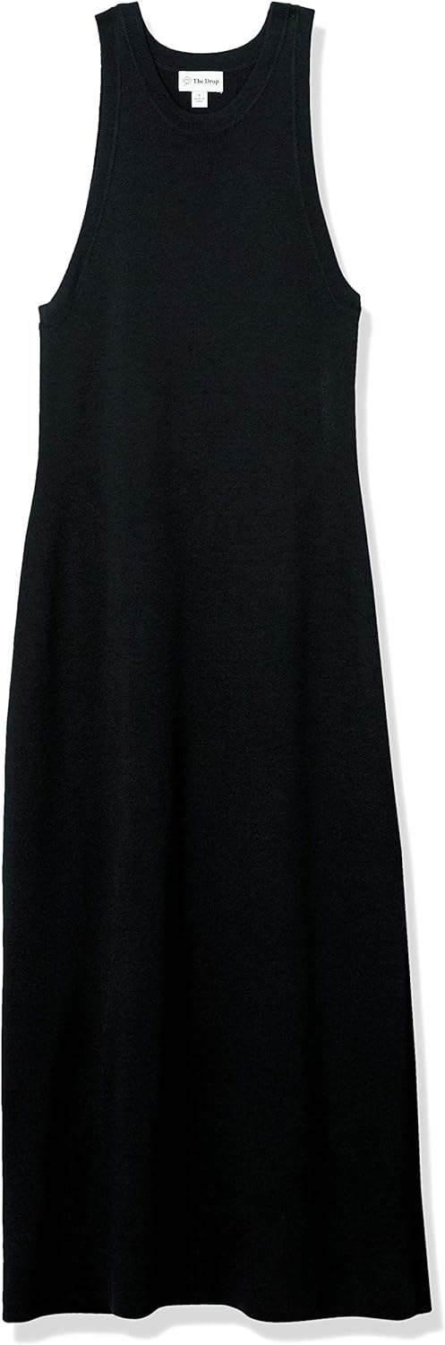 The Drop Women's Gabriela High-Neck Cut-In A-Line Side-Slit Maxi Sweater Dress - Image 12