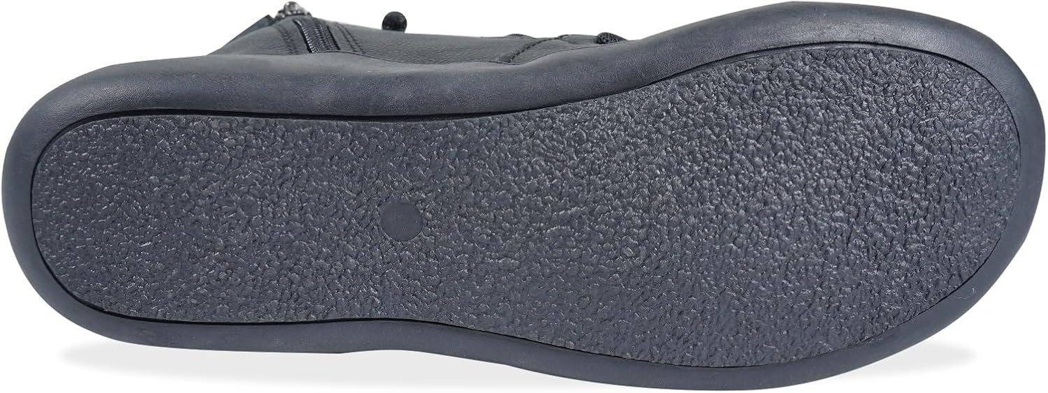 Womens Winter Warm Lined Ankle Boots Ladies Lightweight Two Side Zip Casual Comfort Ankle Boots - Image 4