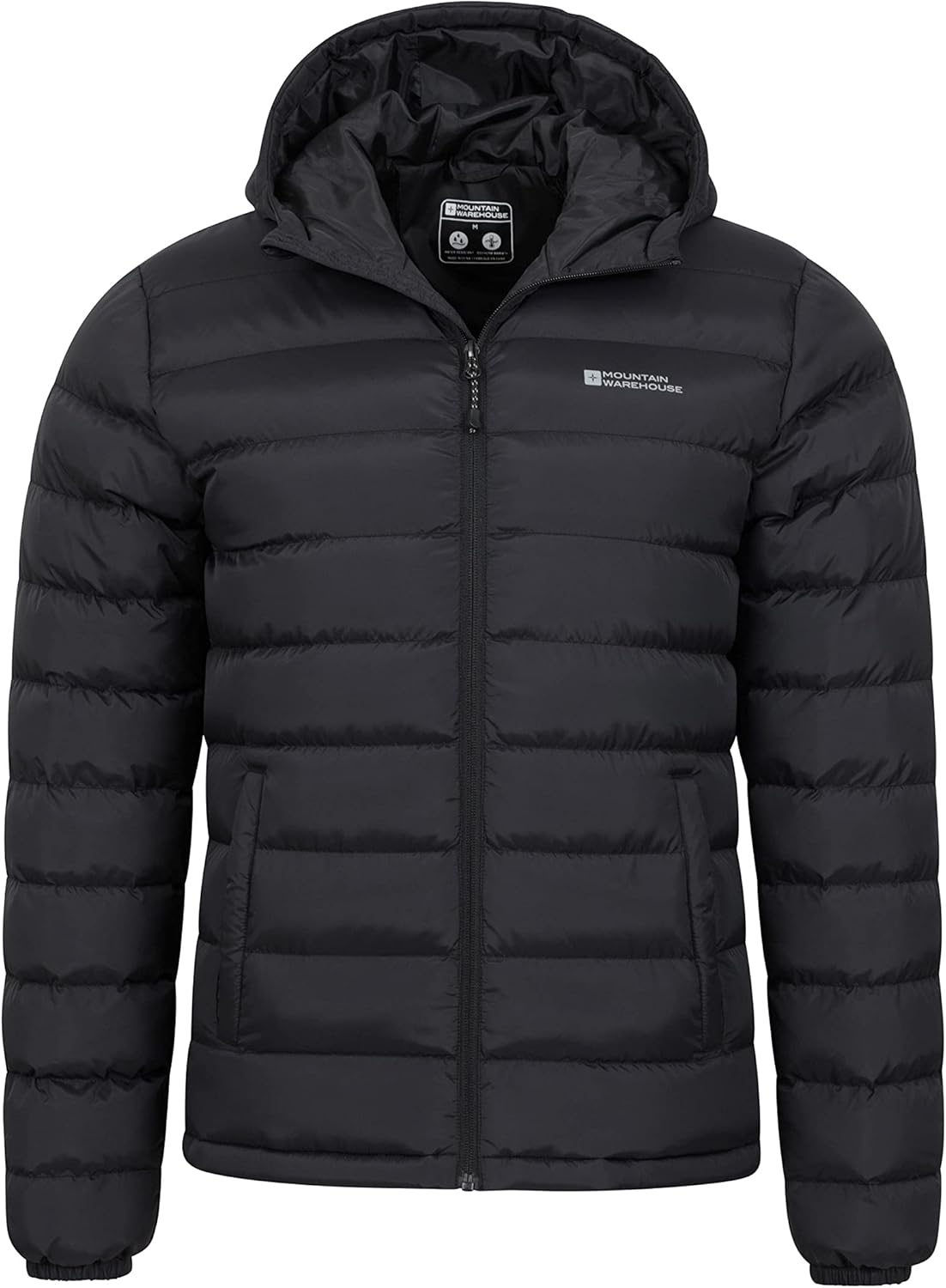 Mountain Warehouse Season Mens Padded Jacket - Water Resistant Jacket, Lightweight, Warm, Lab Tested to -30C, Microfibre Filler - for Travelling, Walking - Image 6