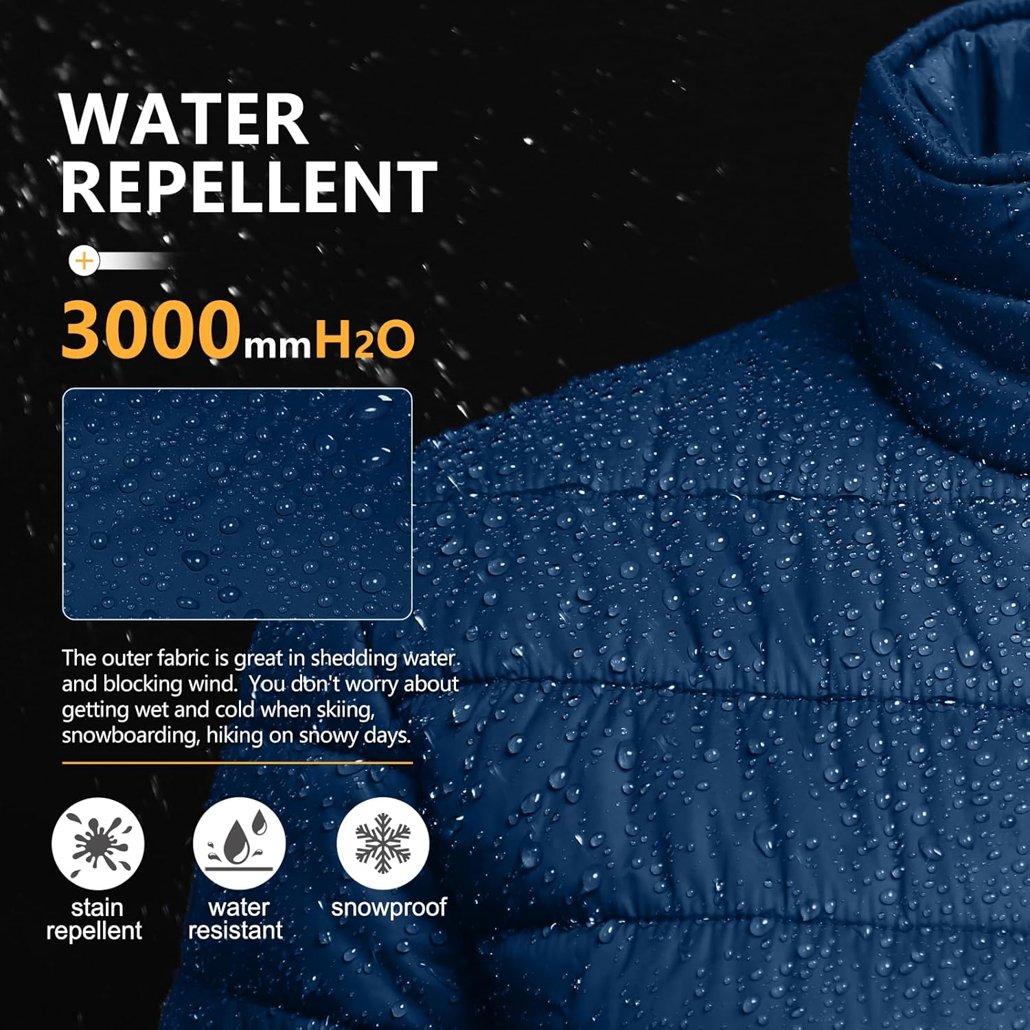 Outdoor Ventures Womens Winter Lightweight Jacket Warm Short Packable Puffer Jacket Transitional Padded Jacket Quilted Jacket for Ladies Lined for Hiking Travel - Image 5