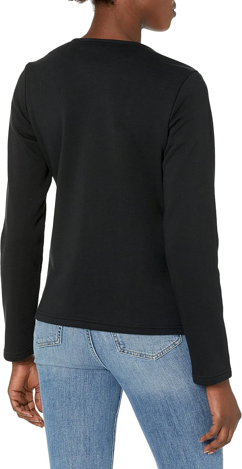 The Drop Women's @caralynmirand Long Sleeve Knit Moto Jacket - Image 3