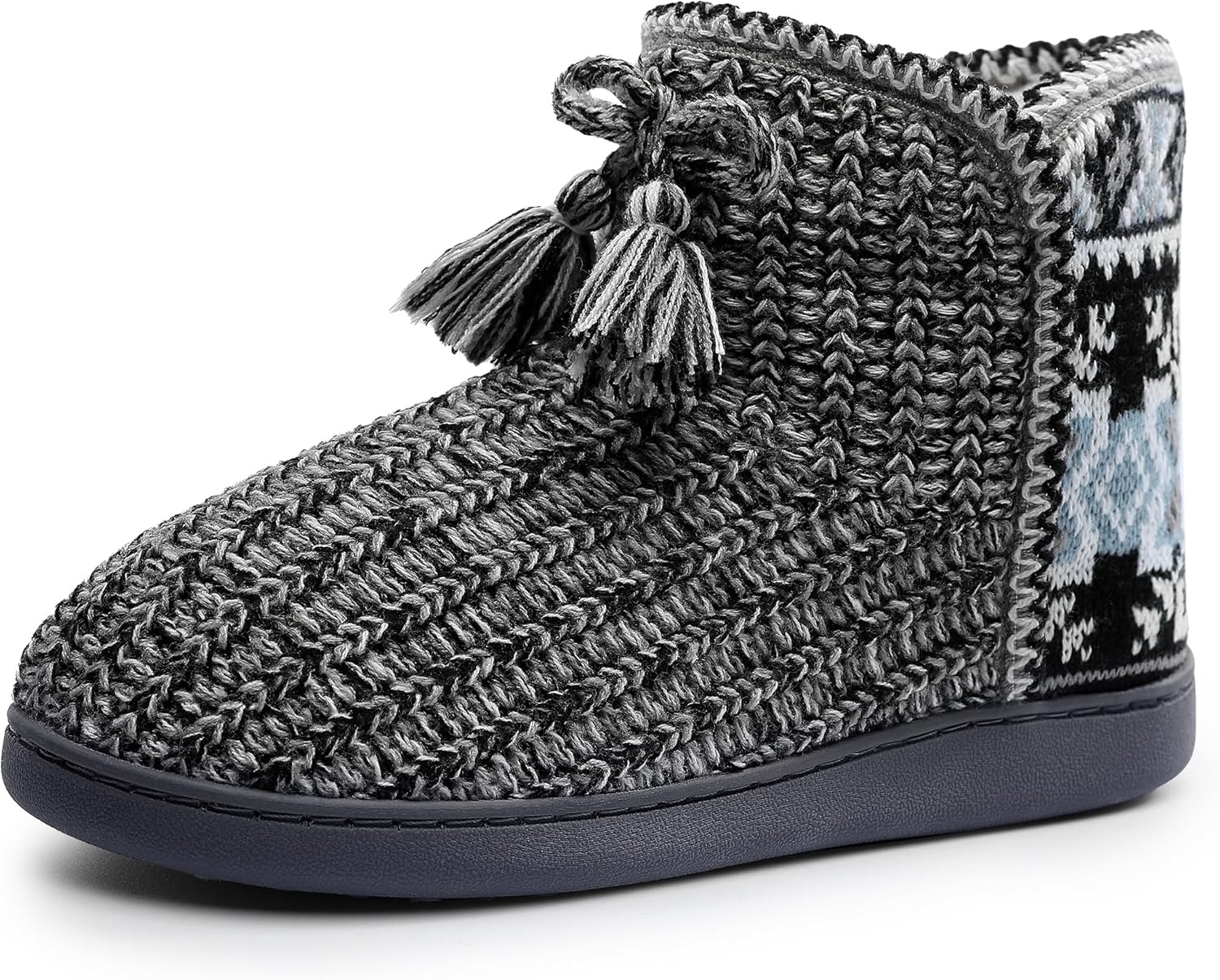 MIXIN Womens Cozy Bootie Slippers Winter Anti-Slip Home Slippers Boots Indoor Outdoor Shoes - Image 2